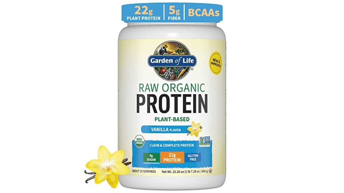 Raw Organic Protein Garden of Life Vanilla Powder image