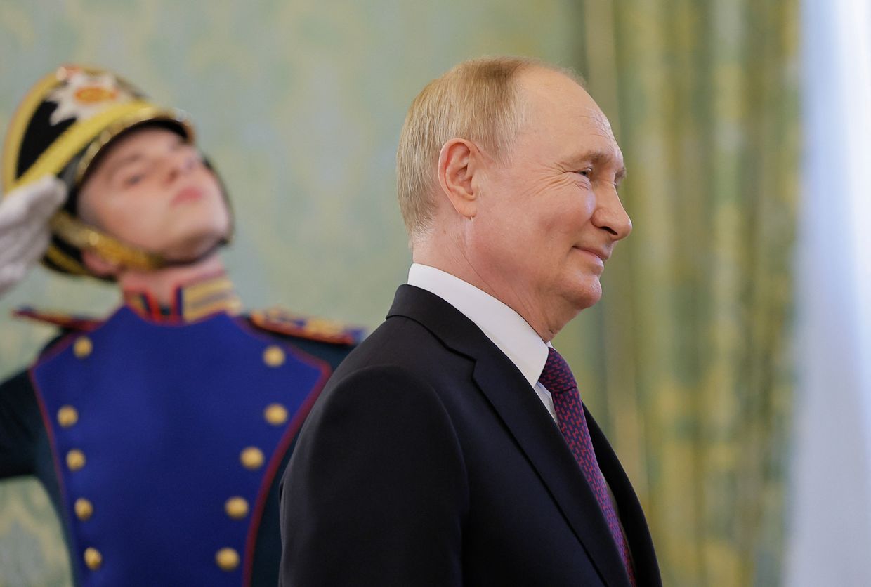 Vladimir Putin Pulun travels with a guard who disrespects Moscow on the Mosmlin on July 31. 